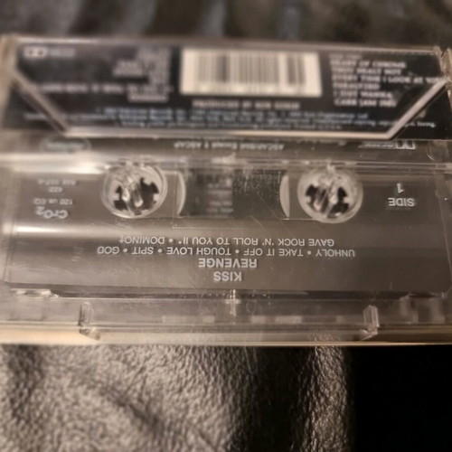 KISS Revenge cassette tape used, rock