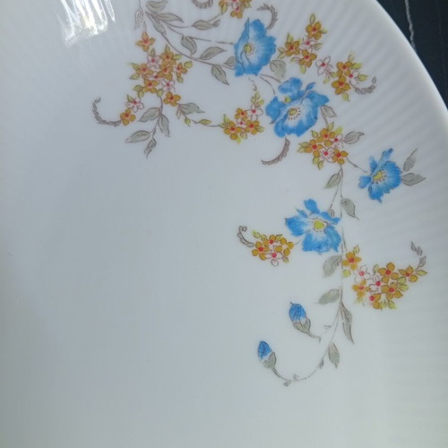 Vintage Seltmann Weiden Bavaria set of 2 small oval porcelain platters