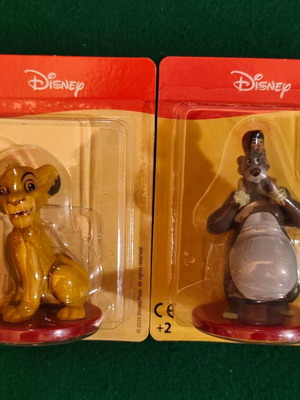 Disney collectible figures Simba The Lion King & Baloo with Mowgli The Jungle Book