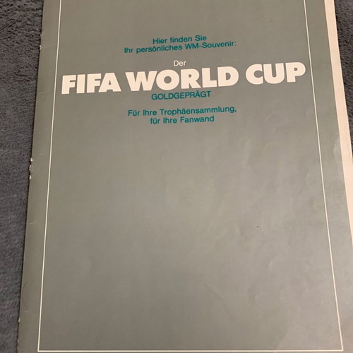 ESPANA 82 Kicker magazine insert, authentic original