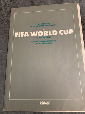 ESPANA 1982 ένθετο περιοδικού Kicker, Γερμανίας