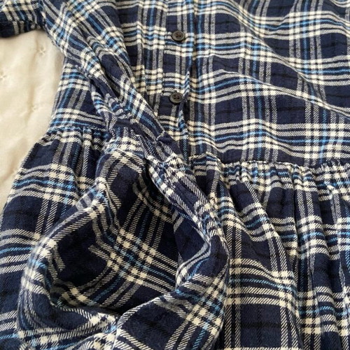 Plaid Flannel Babydoll Dress like new, size XS