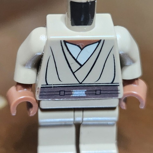 LEGO Minifigure body and legs Qui-Gon Jinn Star Wars used