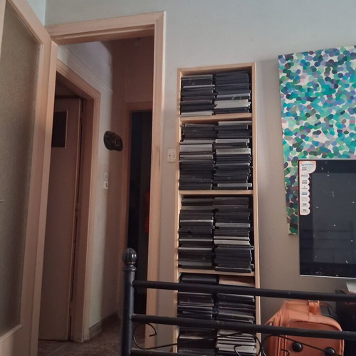 Furniture with 300 DVDs, 180 cm