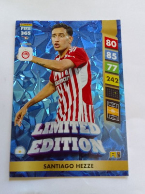 Panini FIFA 365 2024-2025 Santiago Hezze Limited Edition card new Olympiakos