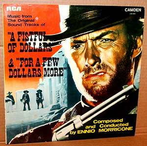 OST A Fistful Of Dollars & For A Few Dollars More Camden 1970 (UK) Τιμή 5,50 ευρώ
