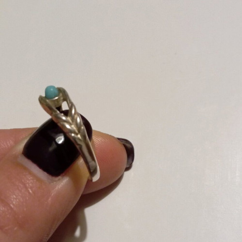 silver ring 925 with turquoise stone