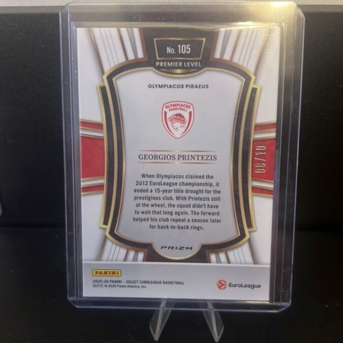 Georgios Printezis Select /10 Olympiakos card