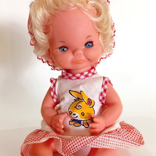 Vintage Bella Baby Doll used in original packaging from 1970s