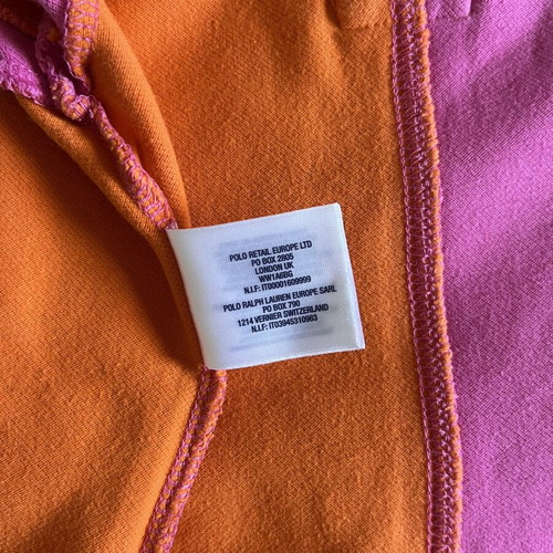 Ralph Lauren girls' dress, pink and orange, size 12y/14y