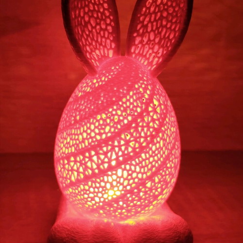 Easter decorative bunnies set of two pieces new