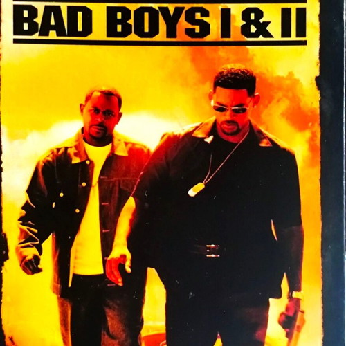 Bad Boys 1 and 2 DVD used, double disc, adventure