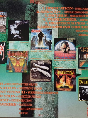 Death Is Just The Beginning LP like new, death metal collection