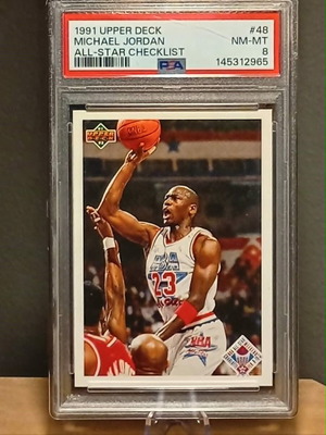 Michael Jordan 1991-92 Upper Deck Checklist Card like new