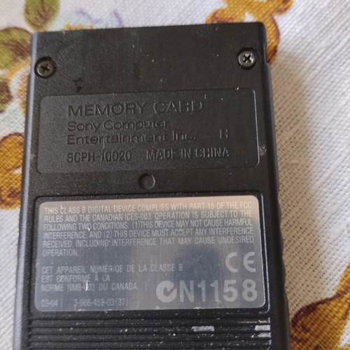Sony PlayStation 2 8MB Memory Card used, MagicGate SCPH-10020