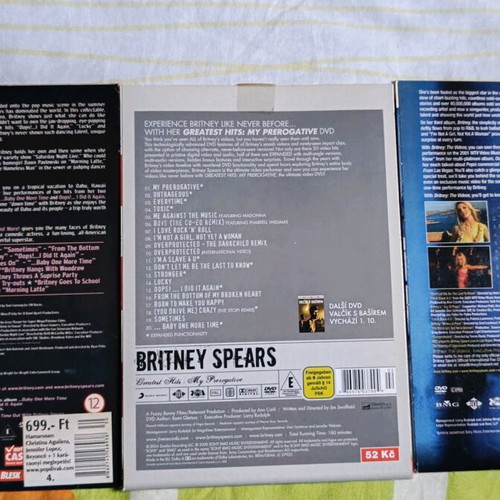 Britney Spears 3 DVD Hungary Edition new, Slim/card folder