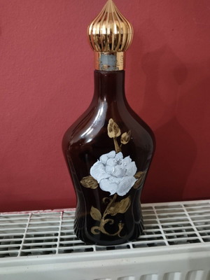 Hand-painted bottle used