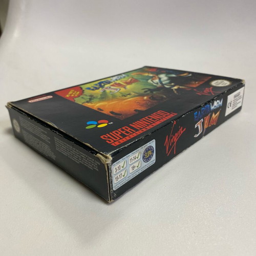 Earthworm Jim Super Nintendo SNES used, complete, English
