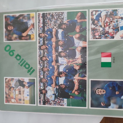 Italia '90 Hellas Press Collectible Binder like new