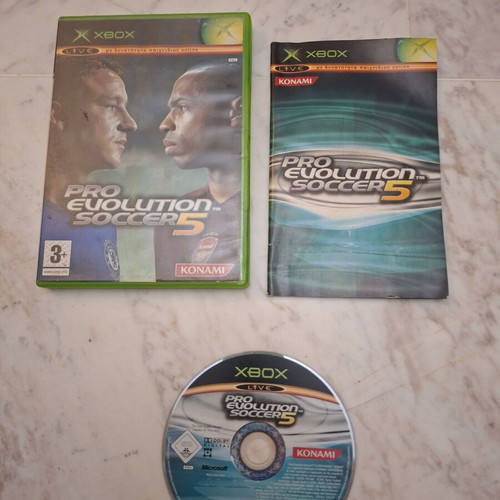 Pro Evolution Soccer 5 for Microsoft Xbox Original used