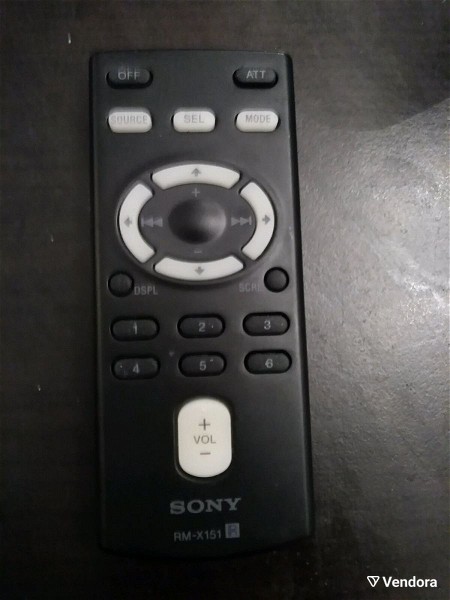  Sony RM-X151 Car Remote control   ( cd player aftokinitou, ta montela ine grammena kato )