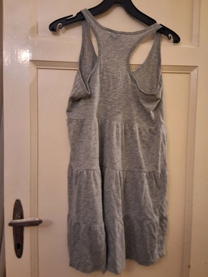 Grey sleeveless dress used H&M, loose fit, size S