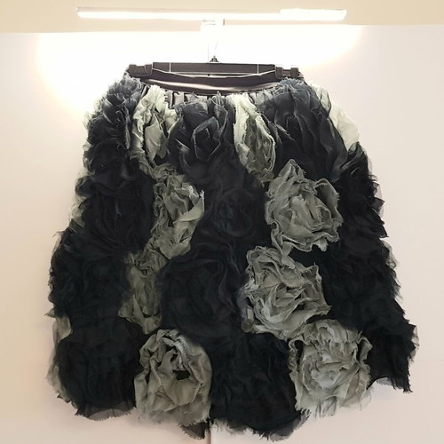 Design by Nikos evening set satin corset midi skirt bolero headband like new
