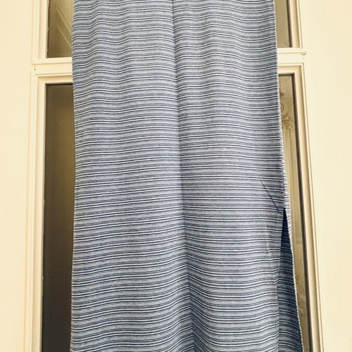 Miss Selfridge maxi striped skirt used, blue-gray tones