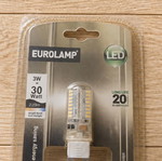 Eurolamp G9 LED light bulb 3W=30W cool white