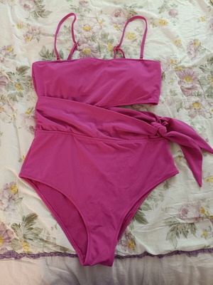 Trendyol women's one-piece swimsuit new, magenta, size 42