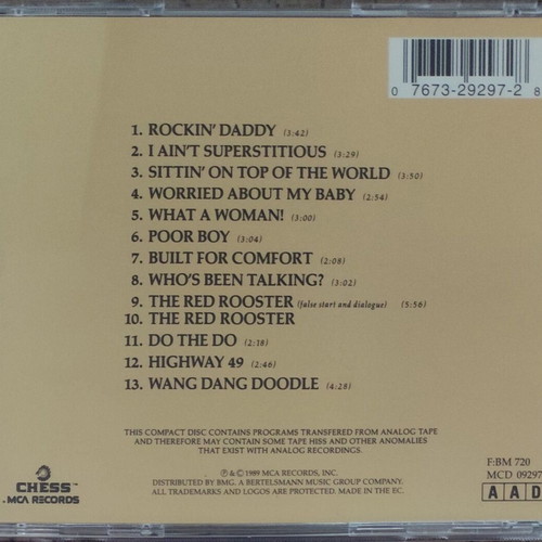 Howlin' Wolf The London Sessions CD like new, blues