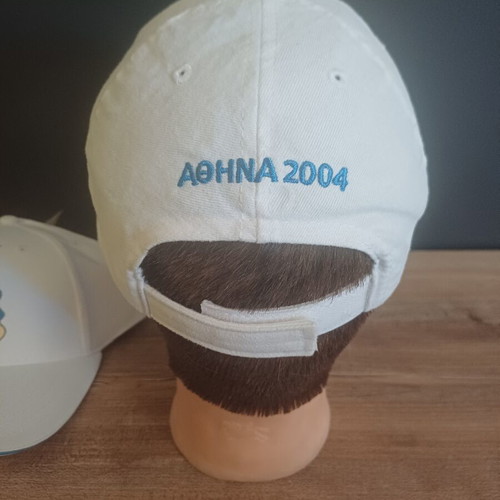 Olympic Games 2004 souvenir caps set like new, adult and child sizes