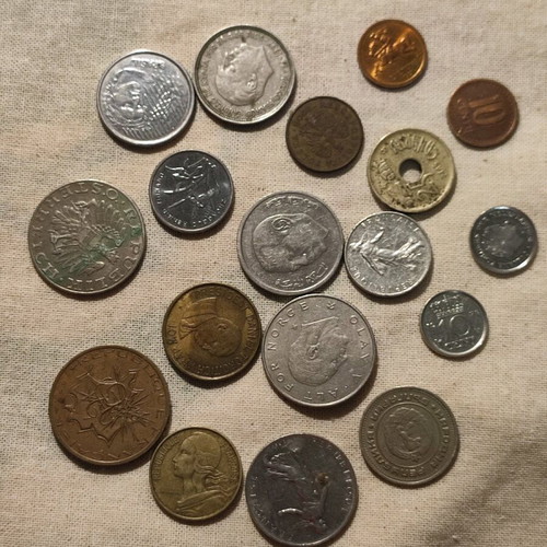 Coins used from various countries