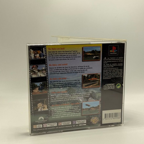 The Dukes of Hazzard Racing for Home PS1 used action adventure game
