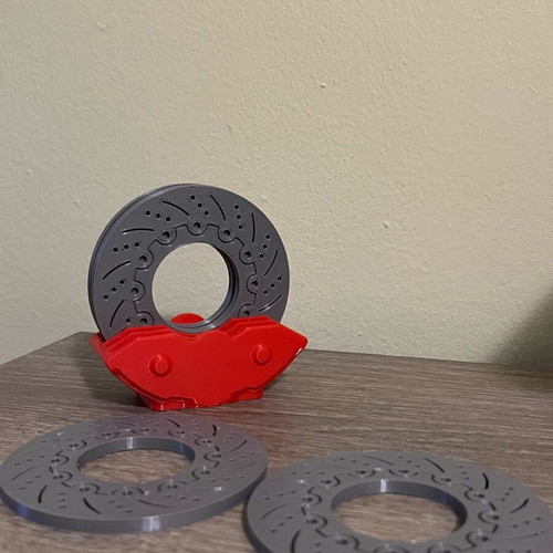 3D Printed Brake Disc Coaster new, handmade design