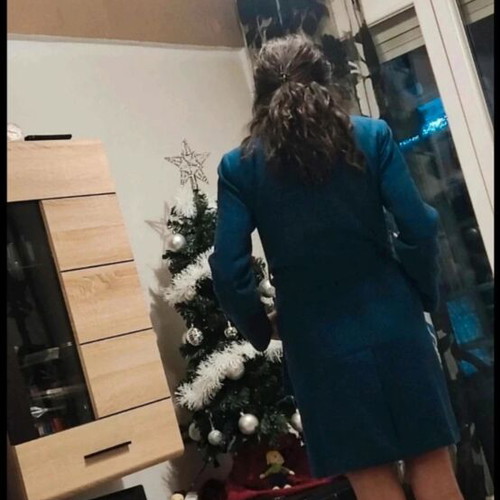 Attrattivo coat like new, small, blue