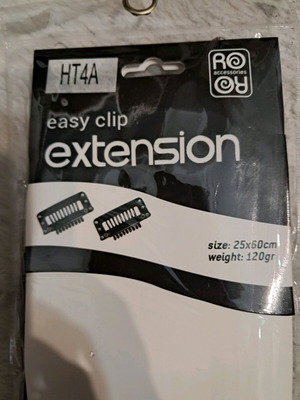 RO RO Accessorize clip-in extension 60cm new, dark brown