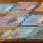  ΟΛΟΚΛΗΡΟ SET 6 ΧΑΡΤ/ΤΑ ΛΙΒΑΝΟΣ-LEBANON,1000-5000-10000-20000-50000-100000 Livres,2016-2021,P-NewUNC