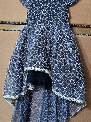 Children's dress like new with double flounces