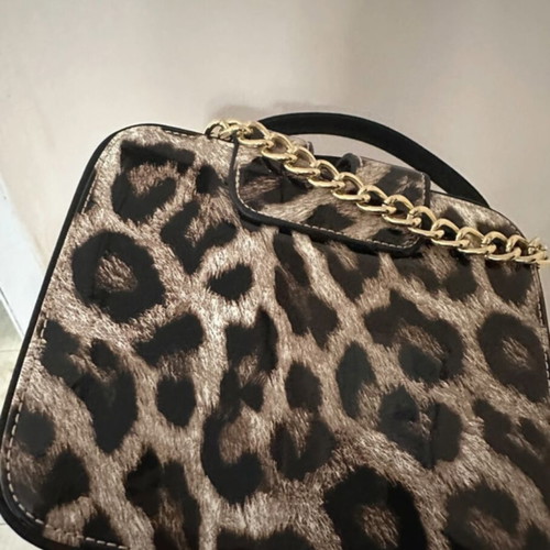 Shoulder bag like new, beige and brown