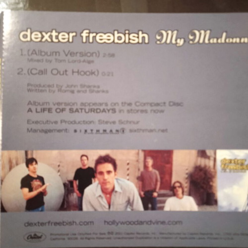 Dexter Freebish My Madonna CD used