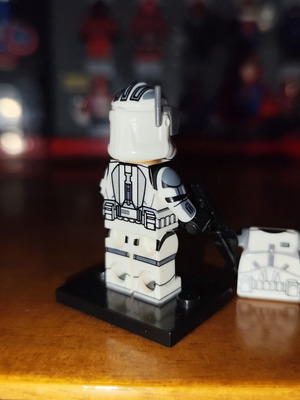 Commander Cody The Bad Batch φιγούρα Lego με γκρι πανοπλία