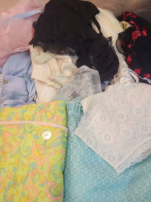 Vintage and secondhand lingerie mix 20kg, easy-wear, robes, nightgowns