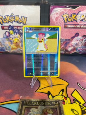 Pokemon card reverse holo Shellos Rising Rivals σαν καινούργιο