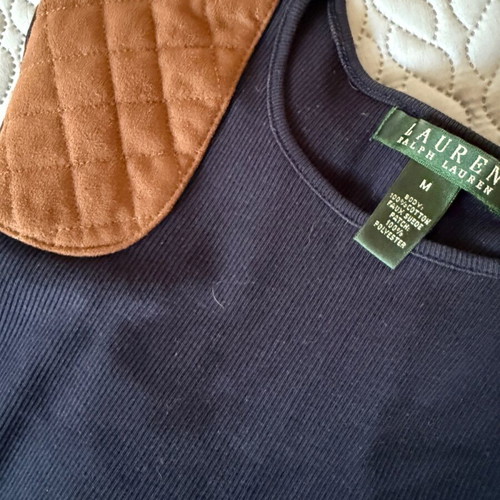 Ralph Lauren blue blouse size Medium like new