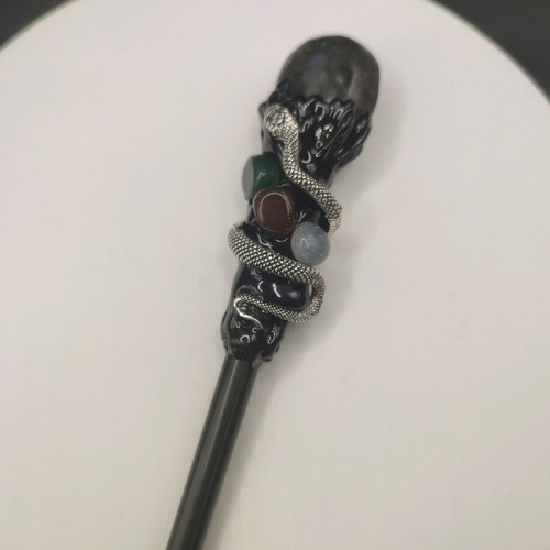 Witch wand with labradorite new