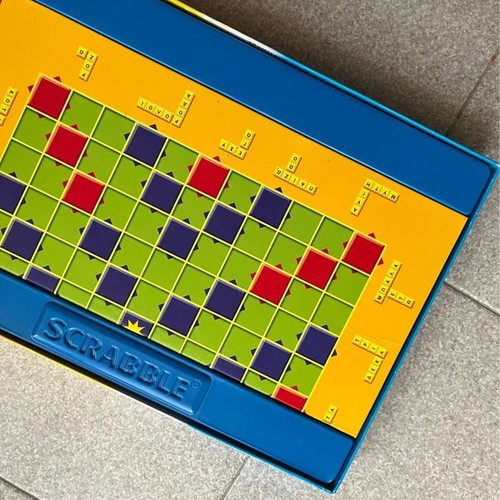 Junior Scrabble board game used, double board