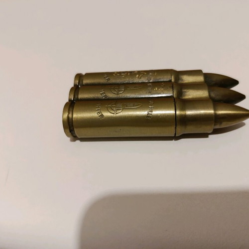 Metal gas lighter bullet shape used