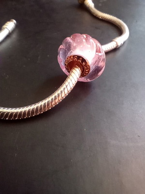 Pandora Murano charm like new, silver color