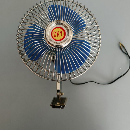 Vintage 24V Car Truck Fan used, retro accessory